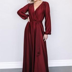 Baltic born satin maxi